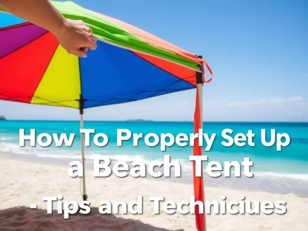 Jak prawidłowo składanie namiotu plażowego: porady i techniki